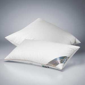 Aura 1-Chamber Pillow | 70% Hungarian Down Class I | Oeko-tex | Hypoallergenic