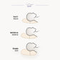 Aura 3-Chamber pillow | 90% Hungarian Down Class I | Oeko-tex | Hypoallergenic