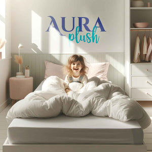 Aura Plush Baby & Kids Down Duvet | 100% New Hungarian Goose Down Class I | Oeko-tex | Hypoallergenic