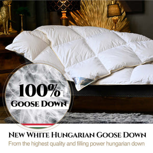 Aura Excellence Down Duvet | 100% New Hungarian Goose Down Class I | Oeko-tex | Hypoallergenic